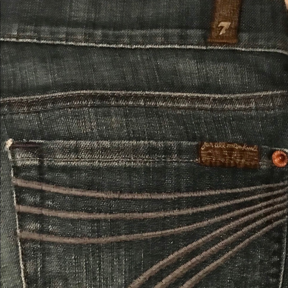 7 for Mankind Dojo Crop Stretch Jeans - Picture 5 of 6